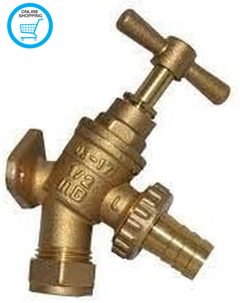 Hep® Outdoor Hose Union Garden Bib Tap outside Garden Bib Tap with Back Plate 15