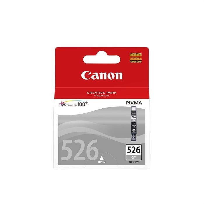 Cartouche d'encre Canon CLI-526GY gris d'origine pour imprimante Pixma MG6150