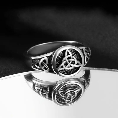 Design Thai Silber Cellet Trinity Ring eine einzigartige Note für Ihr Ensemble