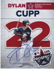 DYLAN CUPP Signed 8 x 10 Photo MISSISSIPPI STATE BULLDOGS Baseball USA Free Ship