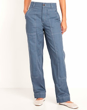 Old Navy Women s Blue Pants Straight High Rise