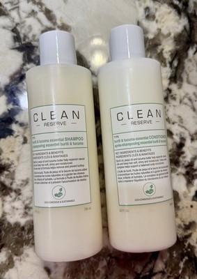 CLEAN Reserve Buriti & Tucuma Essential SHAMPOO & CONDITIONER, 10 FL OZ, SEALED