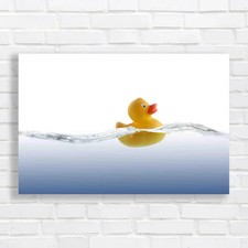 Rubber Duck Bathroom Fun And Functional Original Canvas Print Large Picture