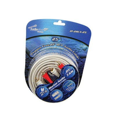 Audiopipe IP-2RCA-25 Oxygen Free 2-Channel RCA Audio Cable
