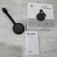 Google Chromecast 3rd Generation GA00439-US Streaming Media Player 2021 Open Box