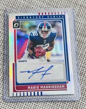 2025 Panini Donruss Optic - Mario Manningham Signature Series Holo Auto #SSH-MM