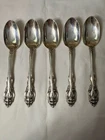 Gorham LaScala Sterling Silver Teaspoons Set of 5 6” No Mono
