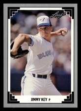 Jimmy Key 1991 Leaf #103 Toronto Blue Jays BASEBALL *211