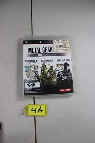 Metal Gear Solid HD Collection (Sony PlayStation 3, 2011) PS3 CIB