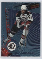 1997-98 Pacific Dynagon Ice Blue Erik Rasmussen #Rookie 1k9