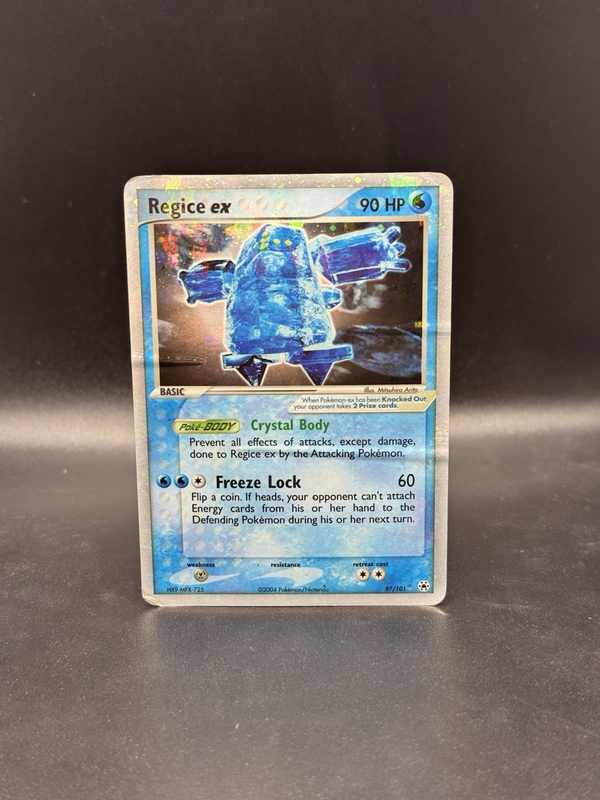 Regice ex 97/101 EX Hidden Legends Holo Pokemon TCG
