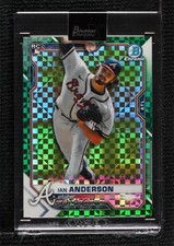 2021 Bowman Chrome X Green X-Fractor /31 Ian Anderson #76 0c6