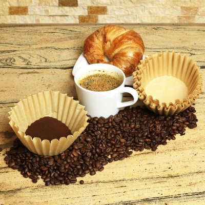 High-Quality 500 Pack Unbleached Coffee Filters for Clean Coffee Taste