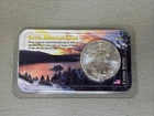 American Eagle 2001 99.93% Silver Uncirculated Coin Sealed by Littleton Co.
