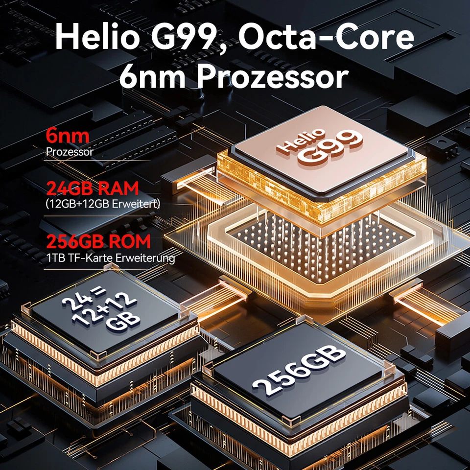 Cubot KingKong AX 24GB+256GB Rugged Smartphone Android 14 Handy 4G Dual Sim NFC - Bild 4 von 4