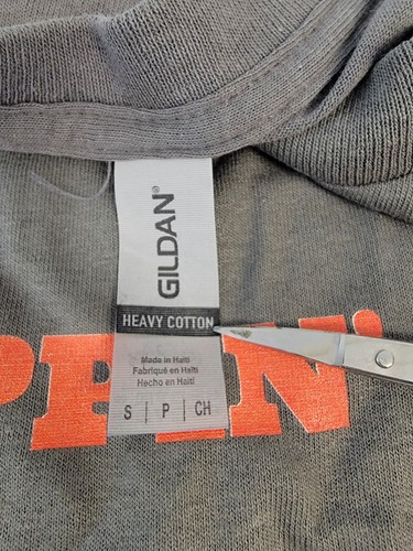 Grippin' Seams & Chasin' Dreams Baseball T-shirt Gray Short Sleeve Youth S NEW - Picture 3 of 7