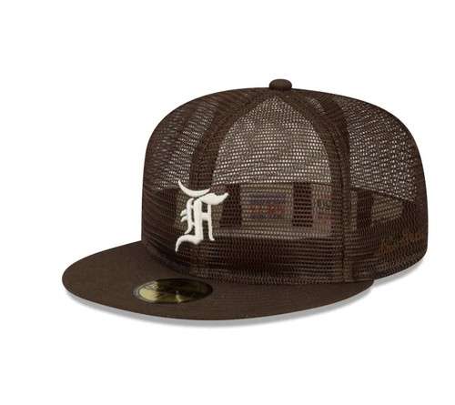 Fear Of God New Era 5950 Pro Model Detroit Tigers Mesh Size 7 1/8 Hat Cap NEW - Picture 5 of 8
