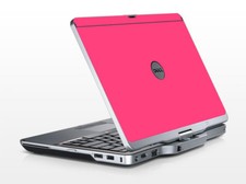 HOT PINK Vinyl Lid Skin Cover Decal fits Dell Latitude XT3 Laptop