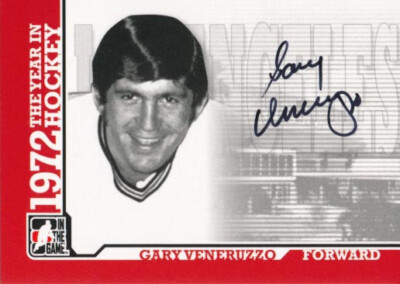 2009-10 ITG The Year 1972 AUTOGRAPHS #GVE GARY VENERUZZO - Los Angeles Sharks