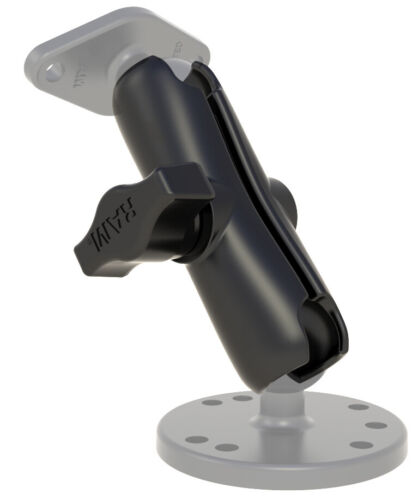 RAM Mount 3.69" Aluminum Double Socket Arm for 1" Ball Base - RAM-B-201U - Picture 2 of 2
