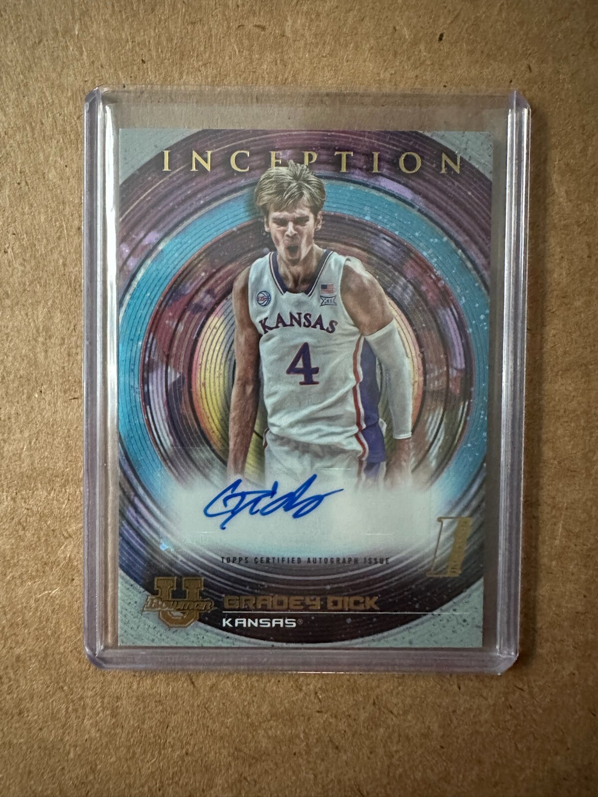 2022-23 Bowman University Inception #BIA-GD Gradey Dick Base Autographs