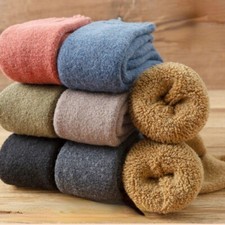 3 Pair Ladies Sherpa Fleece Lining Long Socks Soft Thick Thermal Winter Warm