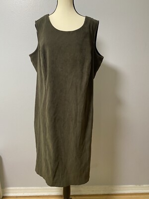 VTG 90s Worthington Jumper Dress Olive Green Women's 20 20w Soft Fall Grunge Y2K | eBay VTG 90s Worthington Jumper Dress Olive Green Women's 20 20w Soft Fall Grunge Y2K | eBay