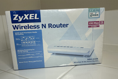 ZyXEL NBG416N 150 Mbps 4-Port 10/100 Wireless N Router 