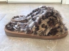 NWOT Corky  s Leopard Print Slumber Slide Slippers Size 8