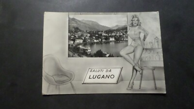 Postkarte Schweiz Saluti Da Lugano Annees '50 Postkarte, Postcard