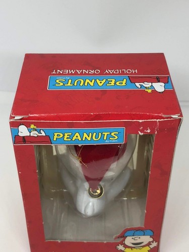 De colección Kurt Adler Cacahuetes Snoopy con Peluche Sombrero Santa Adorno de Navidad NUEVO - Imagen 5 de 10