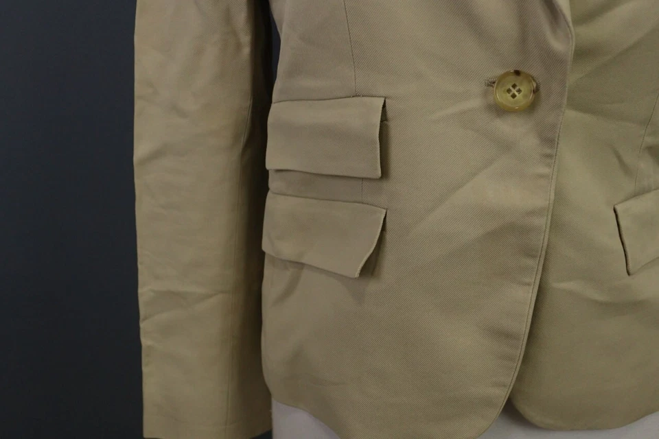 Chaqueta Blazer Max Mara Beige Un Botón Talla I 40 / EE. UU. 6 Foto 3 de 4