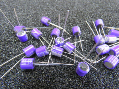 SANYO  20SA22M Qty of 60 per Lot CAP ELEC ALUM 22 UF 20V 20%