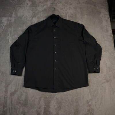 Casa Moda men's shirt long sleeve shirt business casual black size 41