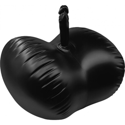 Bouncy Baller Inflatable Sex Cushion With Dildo and Foot Pump