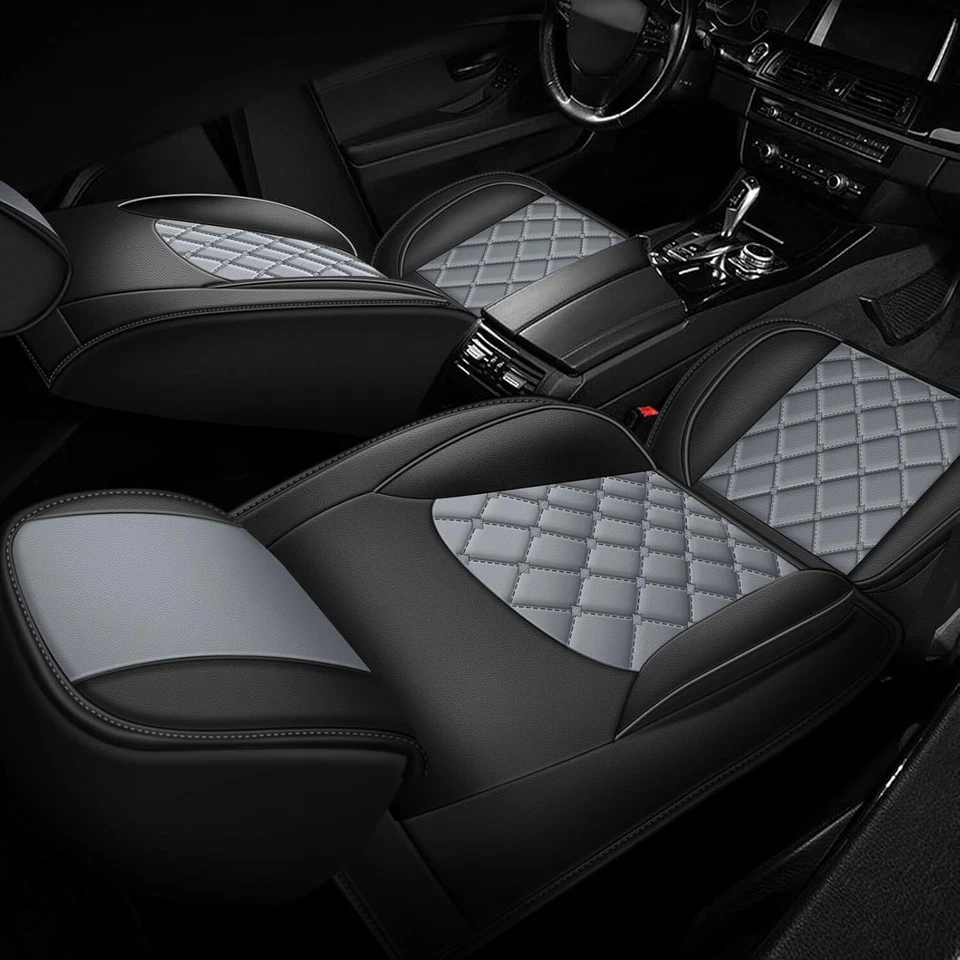 Car 5-Seat Covers Faux Leather Full Set Fit for Audi A5 2011-2025 Sedan 4-Door Foto 2 de 4