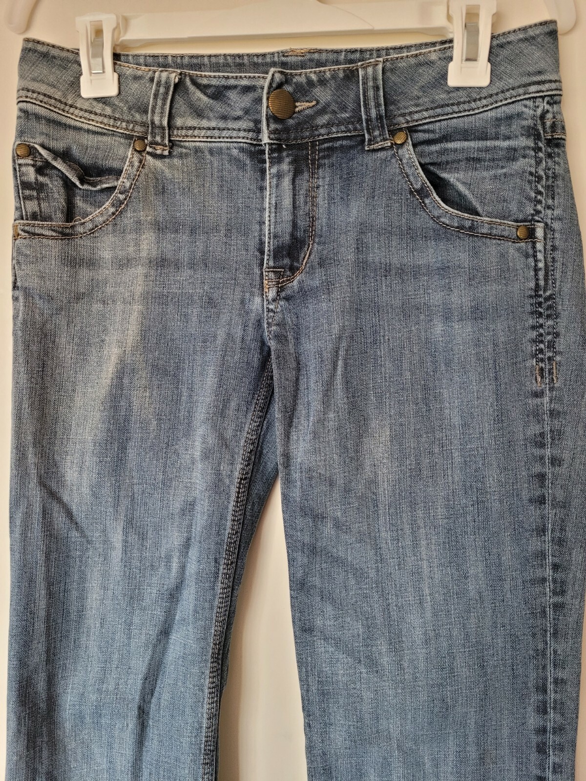 CAbi Solid Light Blue Zip & Button with Pockets B… - image 2