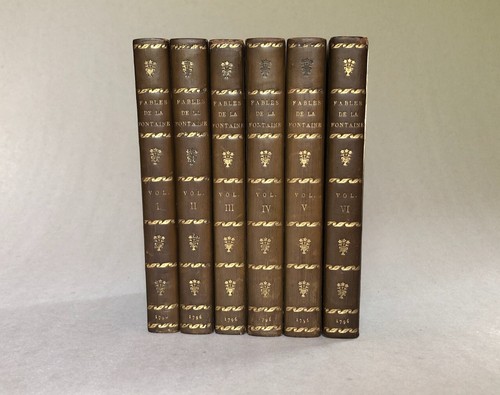 Jean de La Fontaine — Fables — 6 vol. - 275 pl. grav. — Bossange — an IV (1796). - Picture 2 of 15