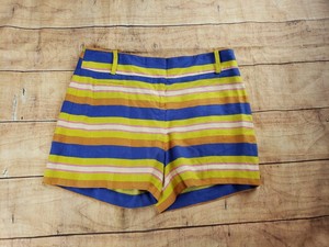 colorful striped shorts womens