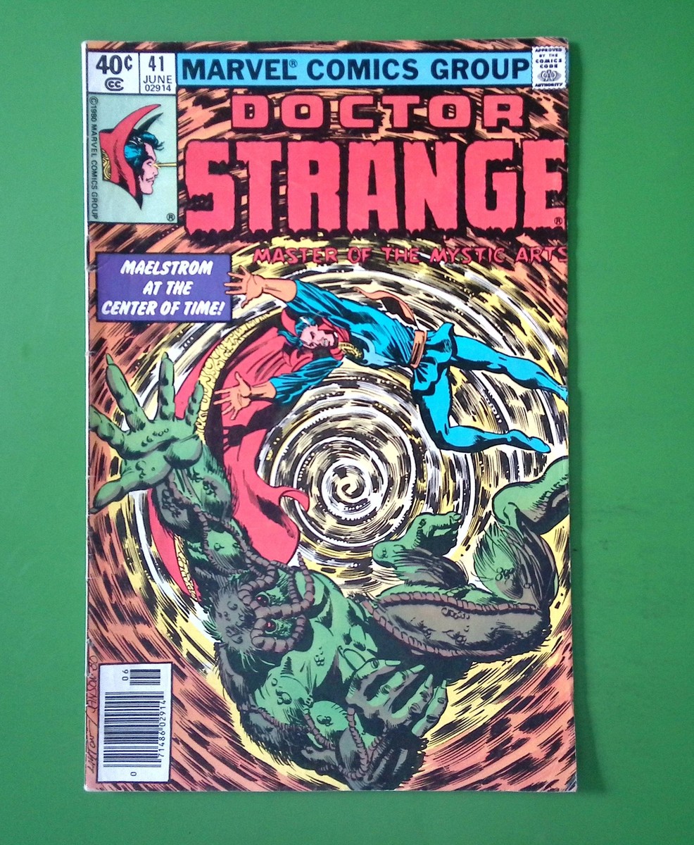 DOCTOR STRANGE #41 VOL. 2 5.0 NEWSSTAND MARVEL COMIC BOOK TS81-124
