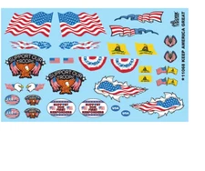 Flags & Stuff  1:24 1:25 GOFER RACING DECALS CAR MODEL ACCESSORY 11068 FLAGS