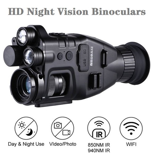 Henbaker CY789 HD 1080P WiFi Digital Infrared Night Vision Scope Monocular APP - Afbeelding 1 van 6