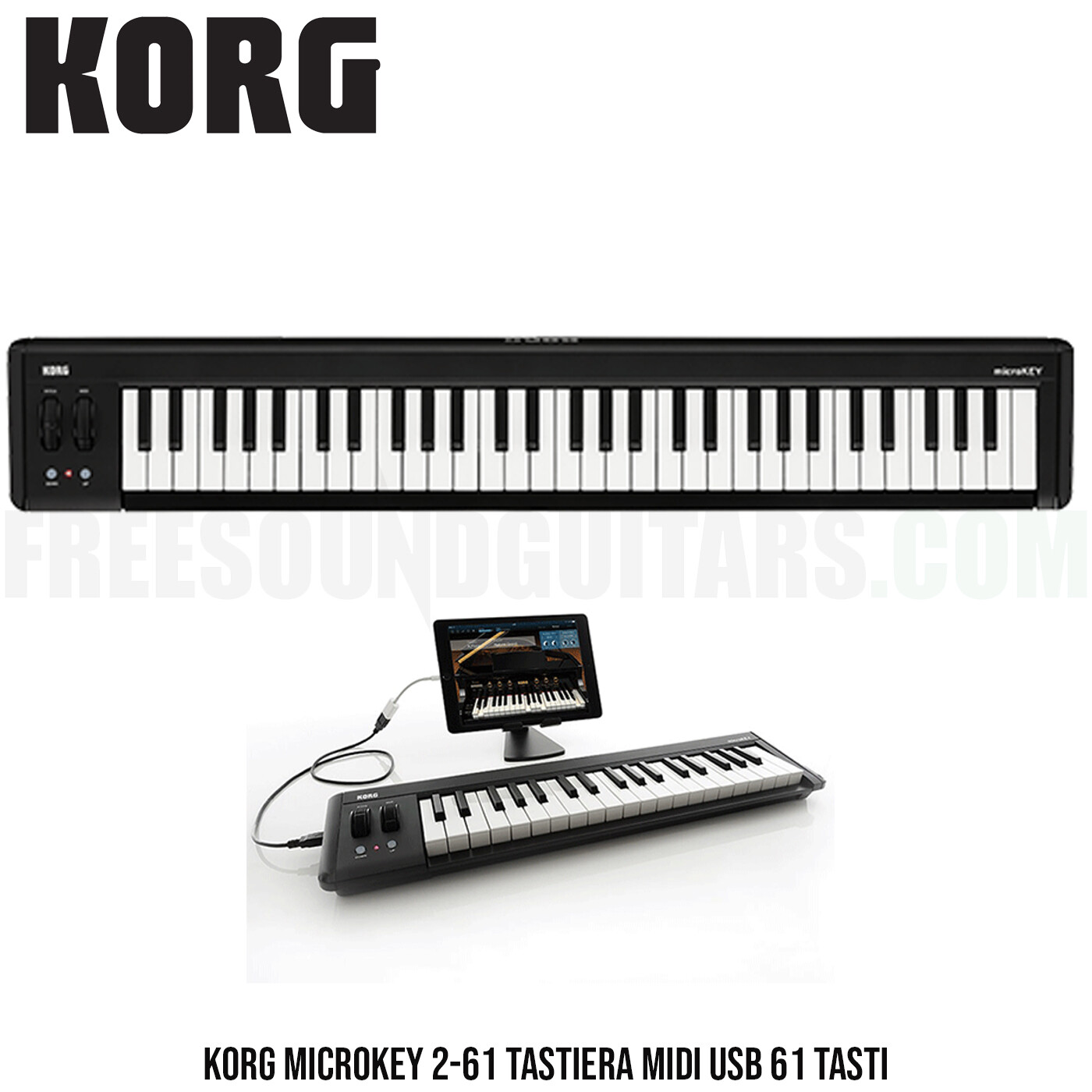 Korg MicroKEY2-61 tastiera midi usb 61 tasti