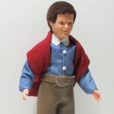 Man Doll Caco 07 0091br Flexible Red Swtshrt brown -Leather- Pants Dollhouse