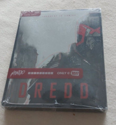 Dredd Blu-Ray 3D DVD Digital Copy Best Buy Mondo Steelbook NEW