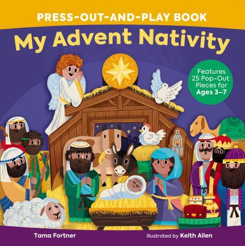 My Advent Nativity Press-Out-and-Play Book, Board Book, Tama Fortner - Image 4