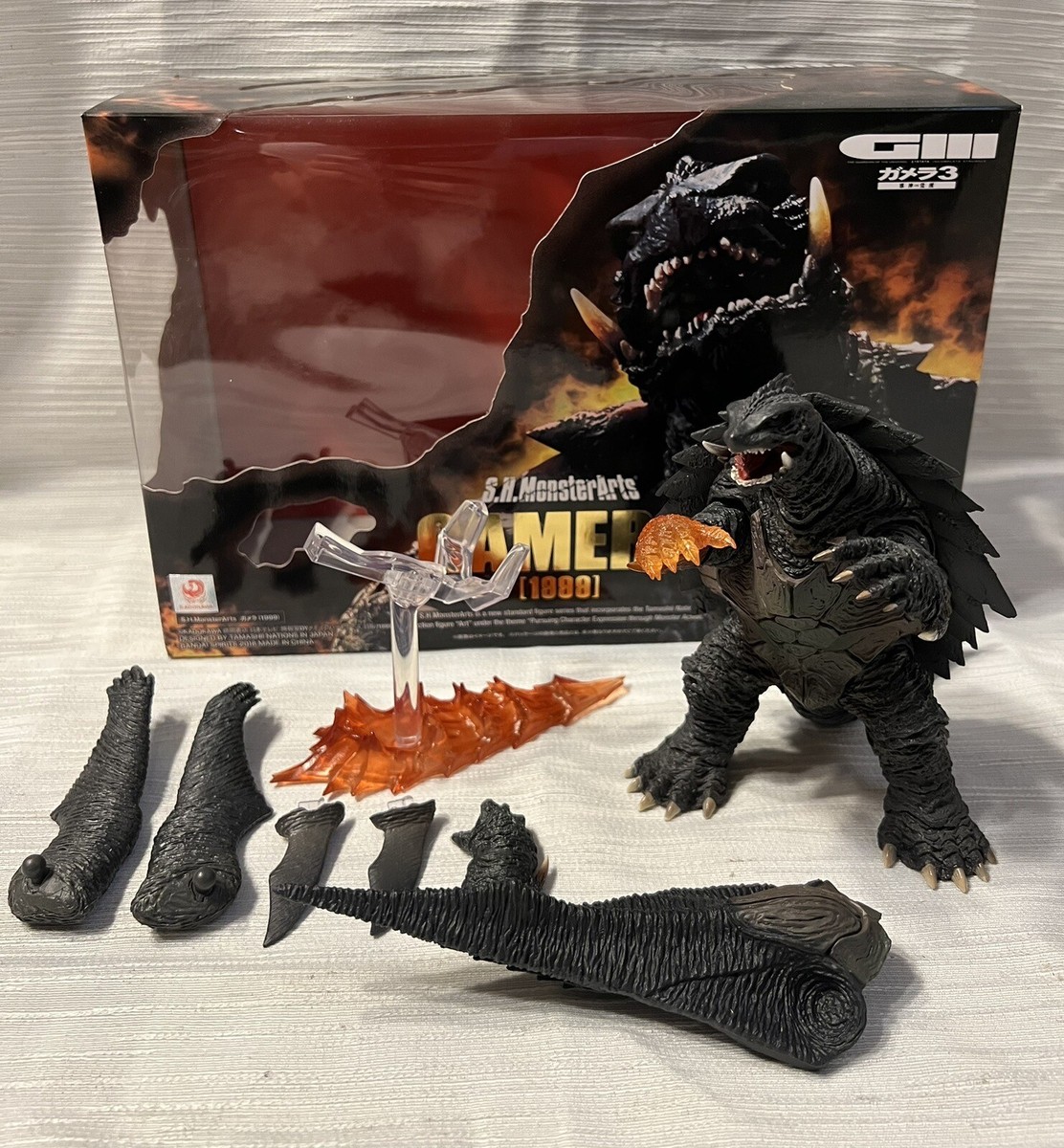 Sh Monsterarts Gamera 1999 Original Version with All