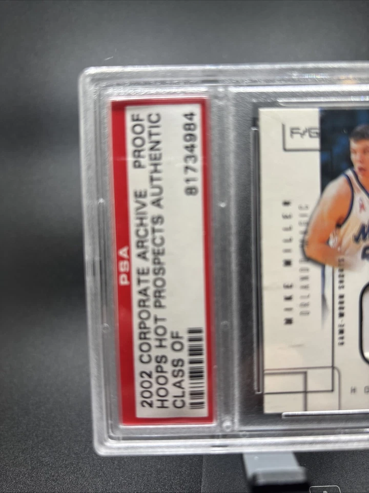 2002 Corporate Archive Proof 2002 Hoops Hot Prospects - Miller And Claxton PSA - Image 2 of 4