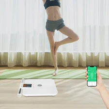 8 Electrode Smart Body Fat Scale Full Body Composition Analyzer w/ Report LCD US