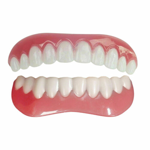 Smile Snap On Denti Finti Faccette Dentali Superiori e Inferiori Protesi Denti Copertura Denti D - Foto 2 di 13
